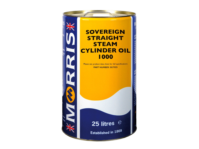 Sovereign 1000 Straight Steam Cylinder Oil - 25L