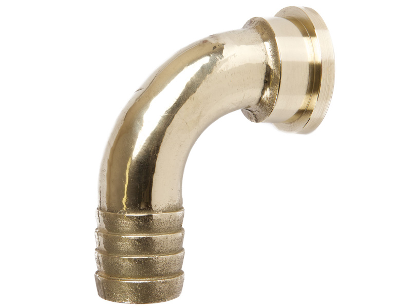 1 1/2" ID Hose Tail Pipe Bent Elbow to suit 2 3/4" Nut