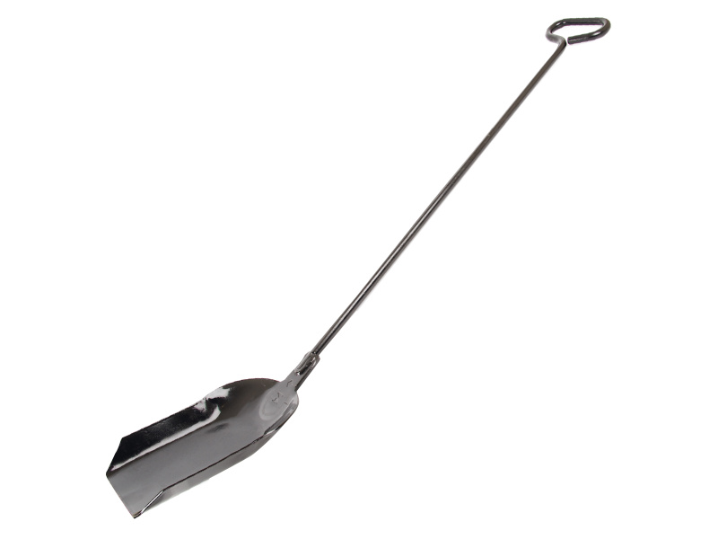 Clinker Shovel 6" x 10" x 6ft - Metal Long Handle (D)