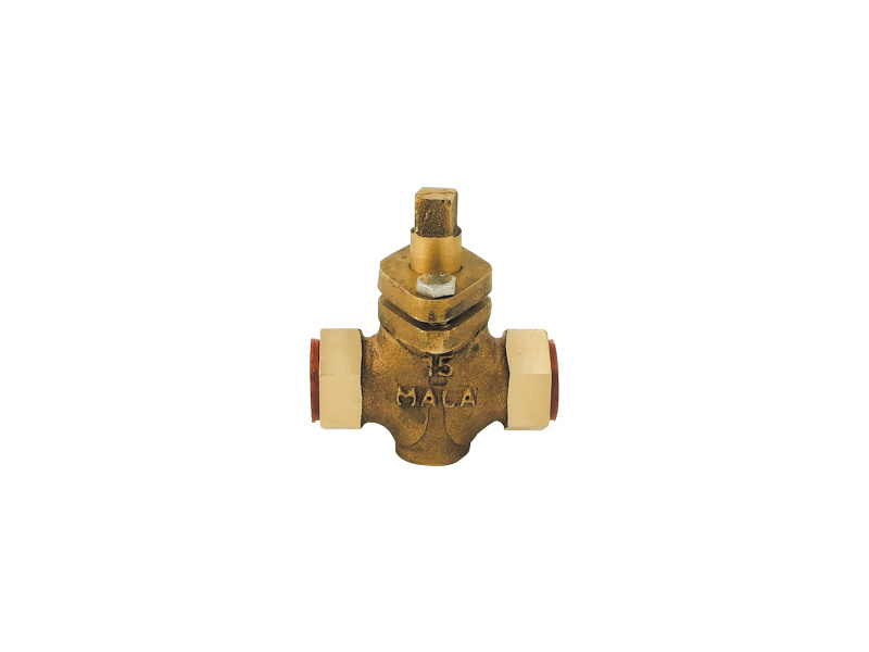1/2" BSP 2 Way Gland Packed Bronze Plug Valve