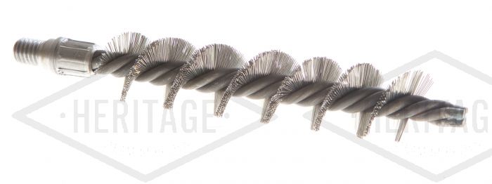 1 1/4" Dia. x 6" LG Stainless Steel Tube Brush 1/2" Whit Male Con.