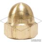10mm Domed Brass Nut