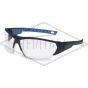 Uvex i-works Safety Glasses - Blue Frame / Clear Lens