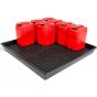 16 x 25L Drum Tray With Removeable Base Grid
