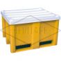 Empty Pallet Box With Lid - 600L