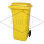Empty Wheelie-bin (Yellow) - 120L
