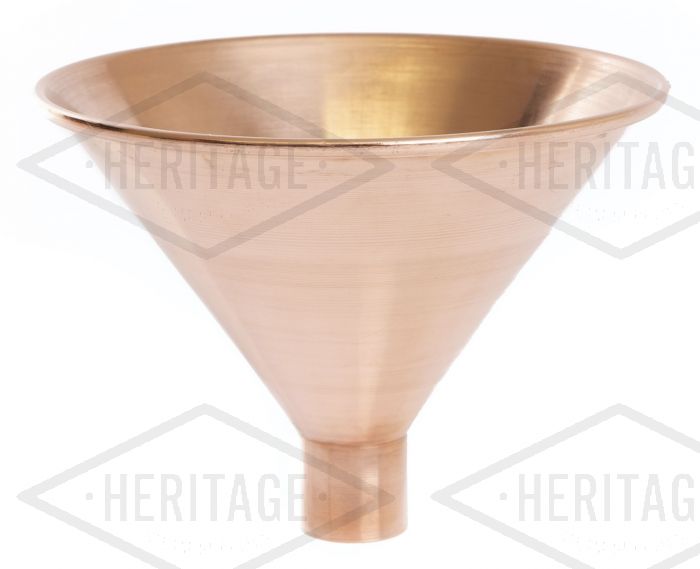 Round Copper Tundish with 35mm Dia.Plain Tail