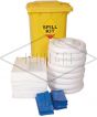 Oil & Fuel Spill Kit - Wheelie-bin - Absorbs 240L
