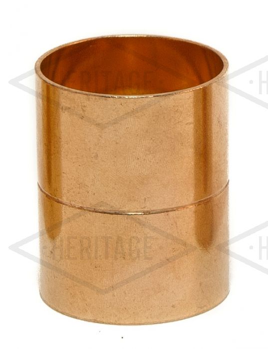 Plain Copper Straight Coupling  for Tundish 42mm