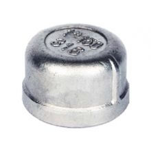 2 1/2" BSP S/Steel Round Cap 150 PSI