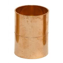 Plain Copper Straight Coupling  for Tundish 35mm