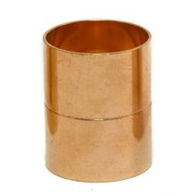 Plain Copper Straight Coupling  for Tundish 42mm