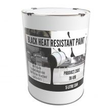 Matt Black Heat Resistant Paint - 5 Ltr 450°C