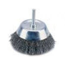 75mm Dia. Shaft Mounted Cup Brush 0.35mm Steel Wire