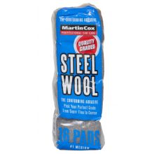 Steel Wool #1 Medium Grade Pack of 16 Pads