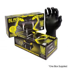 Box of 100 Black Mamba Disposable Nitrile Gloves  - XL