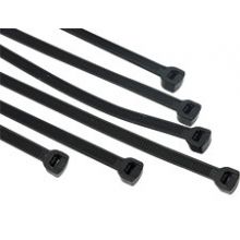 Cable Tie Wraps - Black  Nylon 3.6 x 300mm Long   