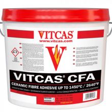 Vitcas Ceramic Fibre Adhesive 5KG Tub