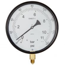8" Dial Pressure Gauge 0-160 PSI/Bar 3/8"BSP Bottom Connection