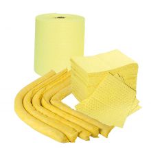 Chemical Absorbent Refill Pack: Pads/Socks/Roll
