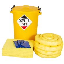 Chemical Spill Kit - Plastic Drum - Absorbs 90L