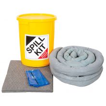 General Purpose Spill Kit - Plastic Drum - Absorbs 35L