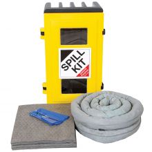General Purpose Spill Kit - Wall Cabinet - Absorbs 50L