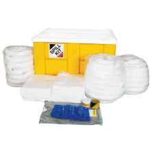 Oil & Fuel Spill Kit - Box Pallet - Absorbs 600L