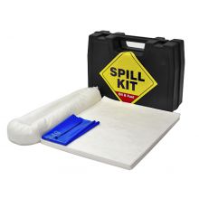 Oil & Fuel Spill Kit - Hard Carry Case - Absorbs 15L