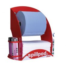 SpillPod Duo (Oil & Fuel) - Blue 2-ply 1000 Sheet Paper Roll