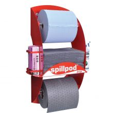 SpillPod Trio (General Purpose) - Blue 2-ply 1000 Sheet Paper Roll