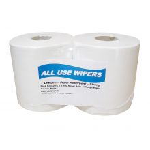 Twinpack Non-Lint 400 Sheet Wiper Roll