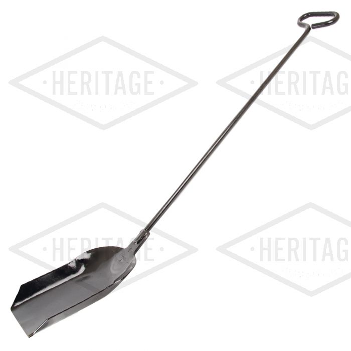 Clinker Shovel 6" x 10" x 5ft - Metal Long Handle (D)