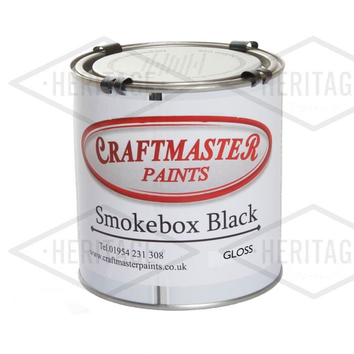Craftmaster Gloss Black Smokebox Paint - 250ml