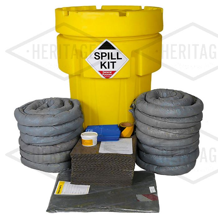 General Purpose Spill Kit - Overpack Drum - Absorbs 250L