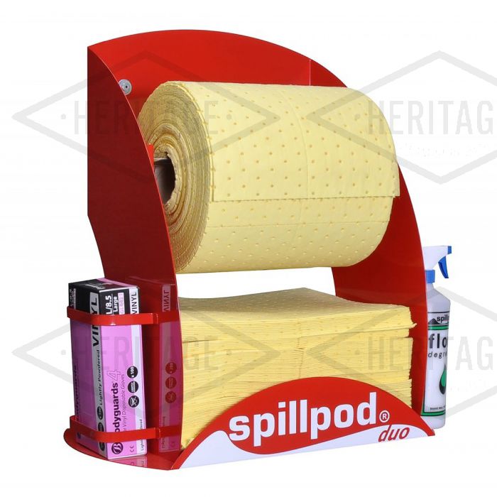 SpillPod Duo (Chemical) - Quick-rip Absorbent Roll
