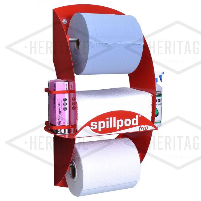 SpillPod Trio (Oil & Fuel) - Blue 2-ply 1000 Sheet Paper Roll