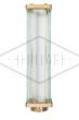 8" Long 3 Sided Tubular Gauge Glass Protector to suit 1 1/4" Nut