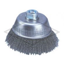 100mm Diameter Crimped Wire Cup Brush