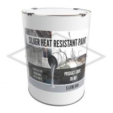 Silver Heat Resistant Paint - 5 Ltr 400°C