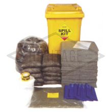 Chemical Spill Kit - Wheelie-bin - Absorbs 350L