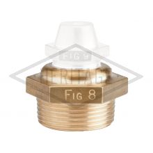 3/4" BSPT Fig 8 Style Fusible Plug