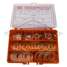 Copper Washer Kit 130 PCE - Imperial 7 sizes