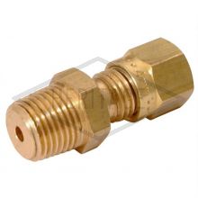 1/4" NPT Male Stud Coupling to 10mm OD Compression