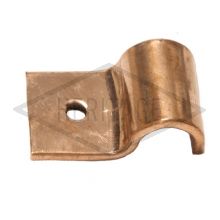 1/2" Pipe Fastening Bracket - P Clip - Large - Copper