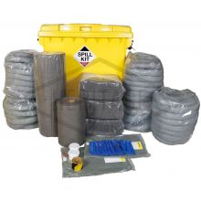 General Purpose Spill Kit - Wheeled Bin - Absorbs 1100L