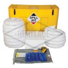 Oil & Fuel Spill Kit - Mobile Locker - Absorbs 250L