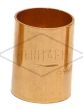 Plain Copper Straight Coupling  for Tundish 22mm