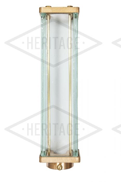 13" Long 3 Sided Tubular Gauge Glass Protector to suit 1 1/2" Nut