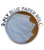 Handy Size Blue Paper Roll - 3 Ply - 100 Sheets